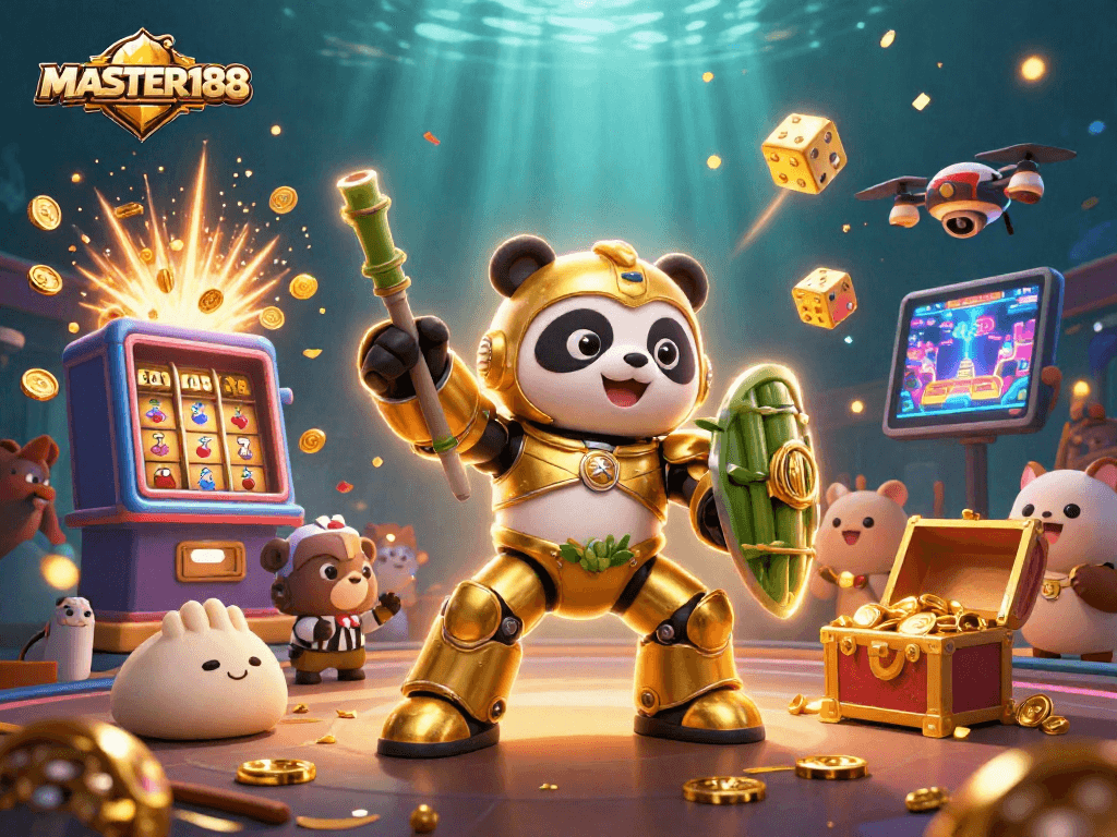 Engage with thrilling gameplay at MASTER188’s casino, featuring an explosive jackpot and vibrant visuals.